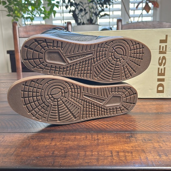 Diesel Claw King Genuine Leather Sneakers 13 - Picture 7 of 10